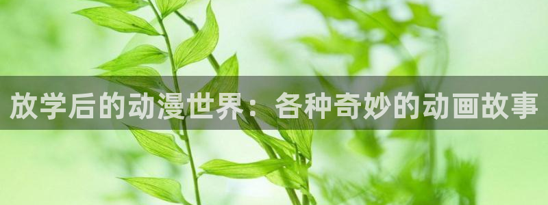 禁漫天堂网址：放学后的动漫世界：各种奇妙的动画故事
