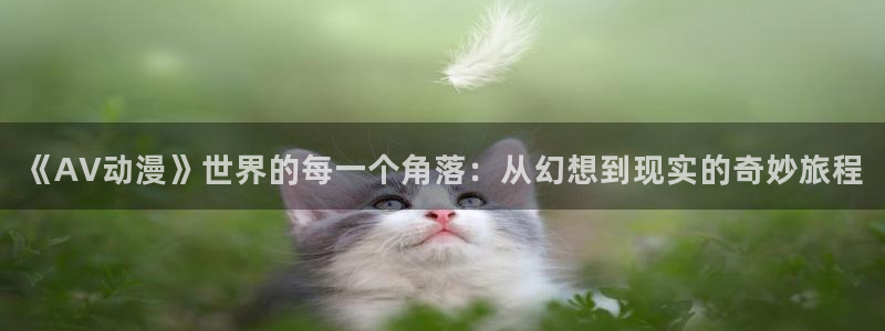 禁漫天堂trello：《AV动漫》世界的每一个角落：从幻想到现实的奇妙旅程